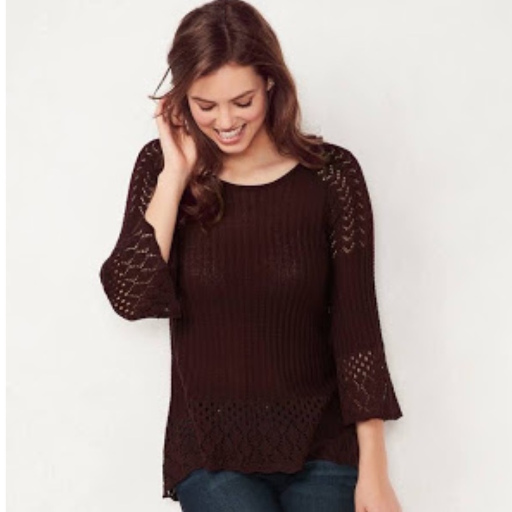 Lauren Conrad Plum Shirt
